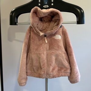 Toddler North Face faux fur Jacket